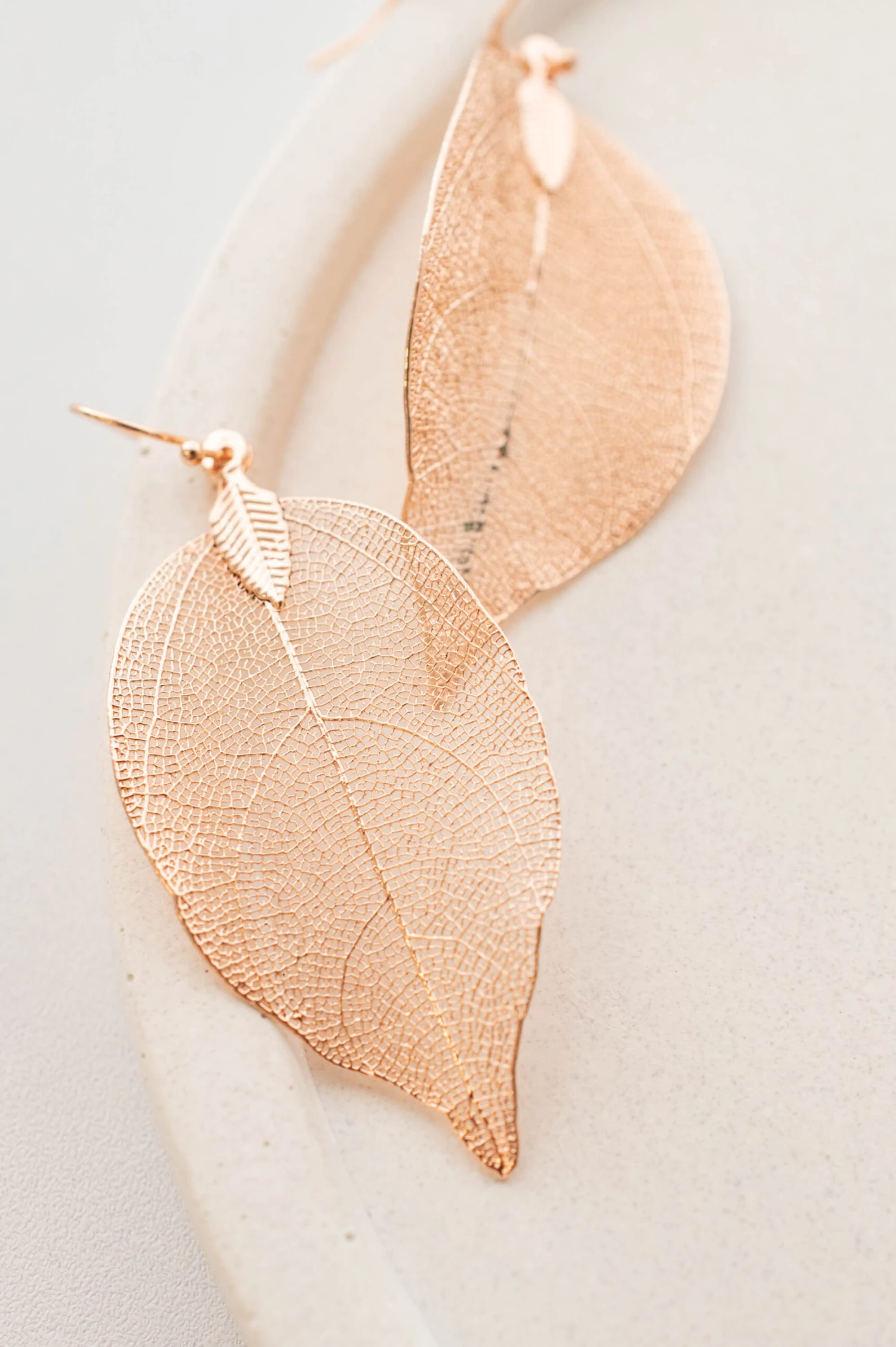 Falling For You Earrings, Rose Gold 4 Falling For You Earrings, Rose Gold - Image 2