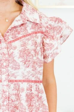 Falling Into Bliss Dress, Pink -Chic Soul Store FallingIntoBlissDress Pink 4