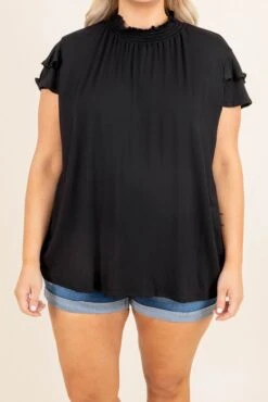 Fancy Fancy Top, Black -Chic Soul Store FancyFancyTop Black 2