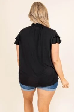 Fancy Fancy Top, Black -Chic Soul Store FancyFancyTop Black