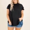 Fancy Fancy Top, Black -Chic Soul Store FancyFancyTop Black 3