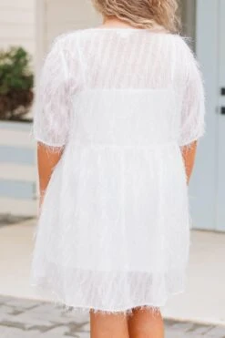 Fancy Like Dress, White -Chic Soul Store FancyLikeDress White 1
