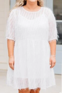 Fancy Like Dress, White -Chic Soul Store FancyLikeDress White 2