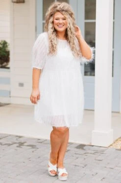 Fancy Like Dress, White -Chic Soul Store FancyLikeDress White 6