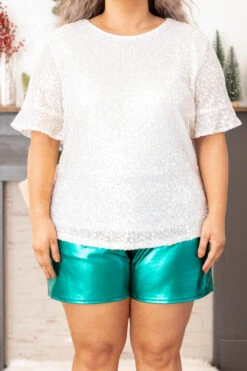 Fancy This Top, White -Chic Soul Store FancyThisTop White 0399