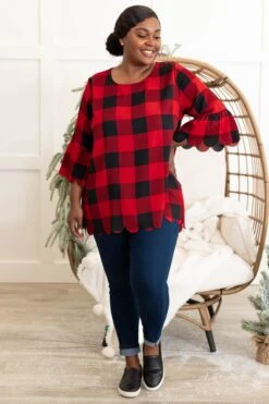 Fast Challenges Top, Red -Chic Soul Store FastChallengesTop Red 9887