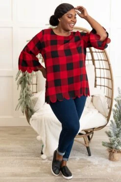 Fast Challenges Top, Red -Chic Soul Store FastChallengesTop Red 9889