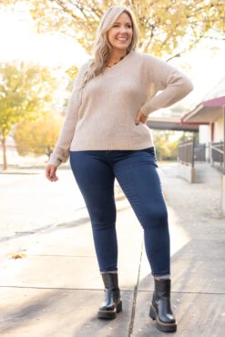 Favorite Tune Sweater, Brown -Chic Soul Store FavoriteTuneSweater Brown 0994