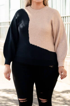 Fearless Beauty Sweater, Black -Chic Soul Store FearlessBeautySweater Black 8181