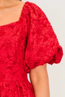 Feel The Magic Dress, Red -Chic Soul Store FeelTheMagicDress Red 11