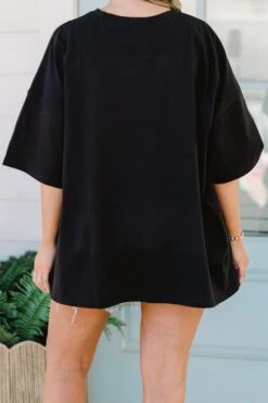 Feeling Butterflies Boyfriend Tee, Black 12 Feeling Butterflies Boyfriend Tee, Black -Chic Soul Store FeelingButterfliesBpyfriendTee Black