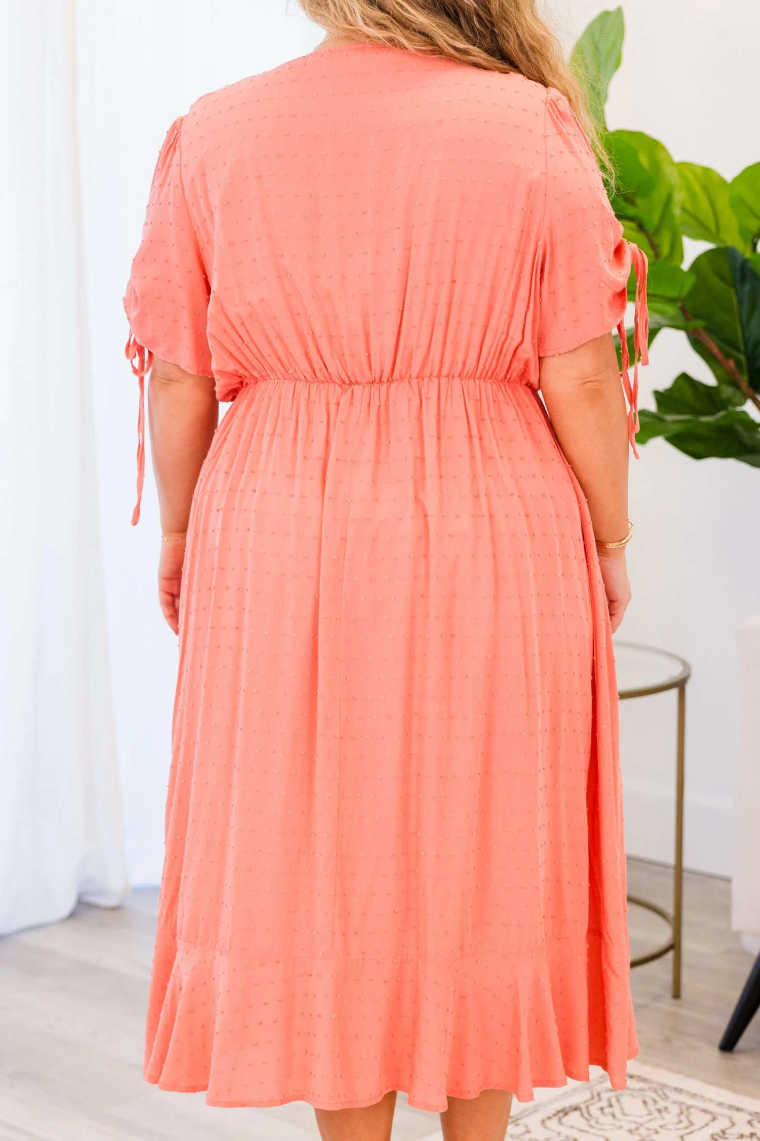 Feeling So Fun Dress, Peach 9 Feeling So Fun Dress, Peach - Image 7