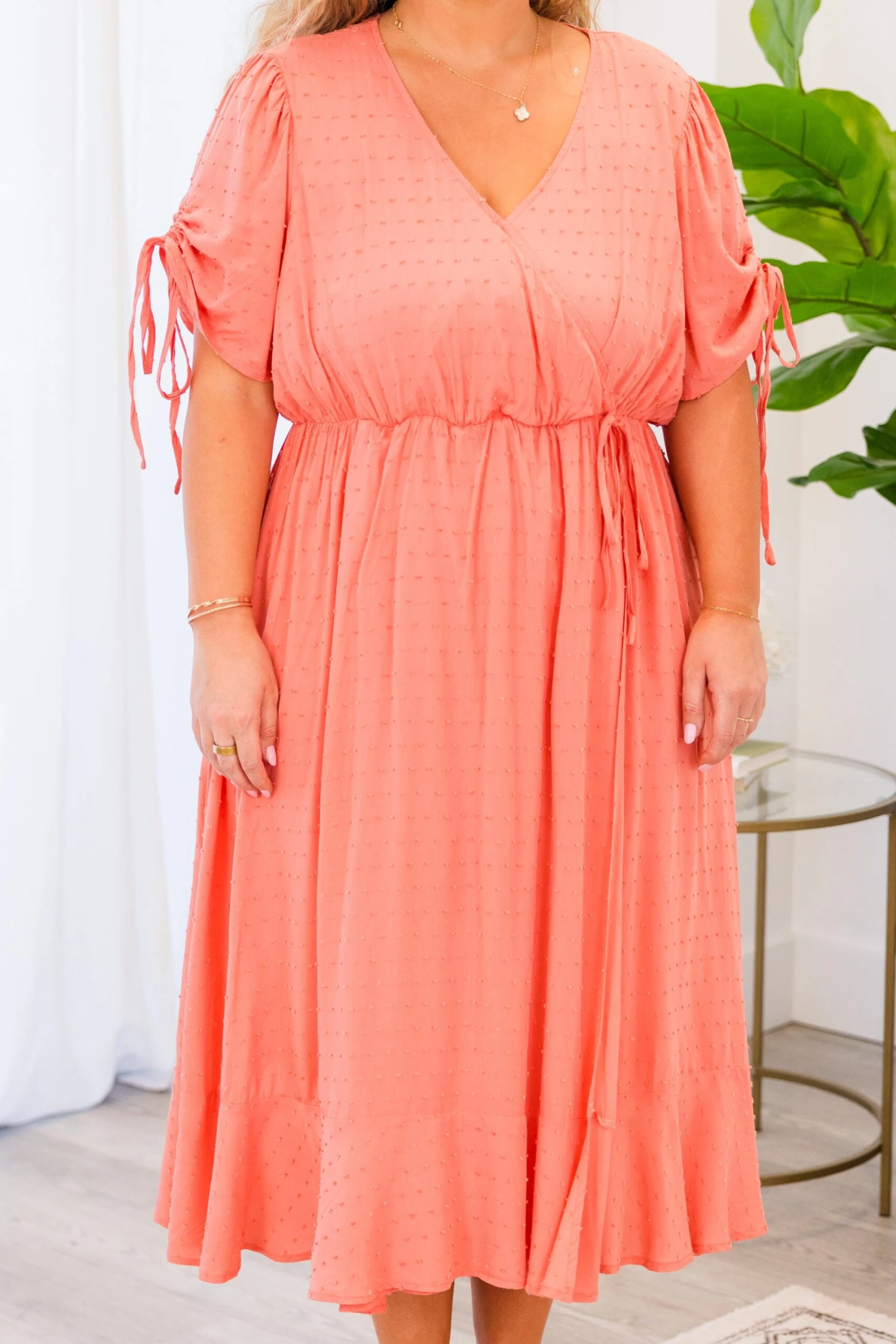 Feeling So Fun Dress, Peach 8 Feeling So Fun Dress, Peach - Image 6