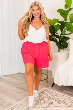 Feeling Wild And Free Shorts, Fuchsia 10 Feeling Wild And Free Shorts, Fuchsia -Chic Soul Store FeelingWildAndFreeShorts Fuchsia 7