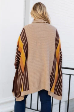Feeling Wonderstruck Poncho, Taupe 12 Feeling Wonderstruck Poncho, Taupe -Chic Soul Store FeelingWonderstruckPoncho Taupe