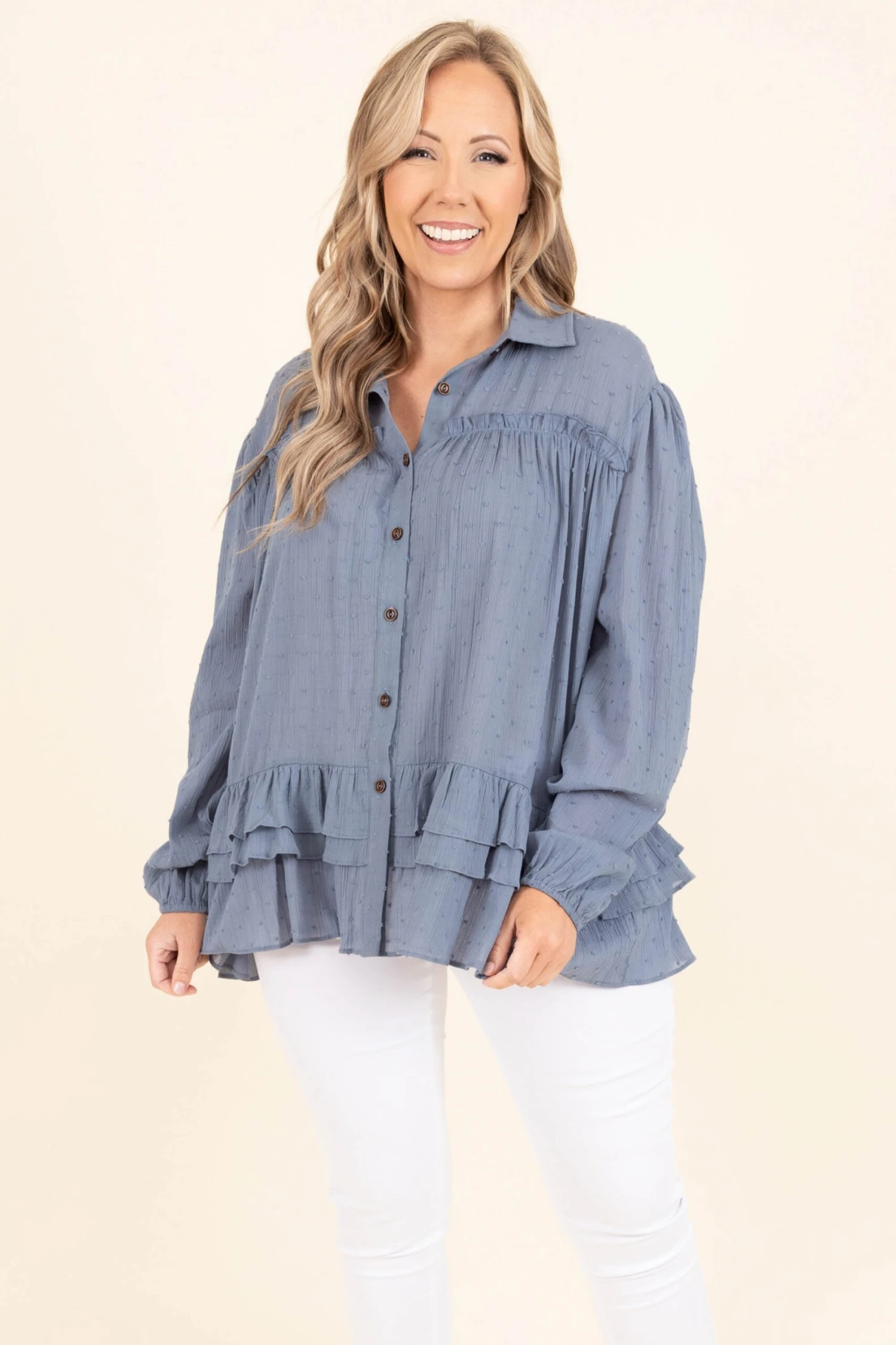 Filled With Memories Top, Blue 3 Filled With Memories Top, Blue