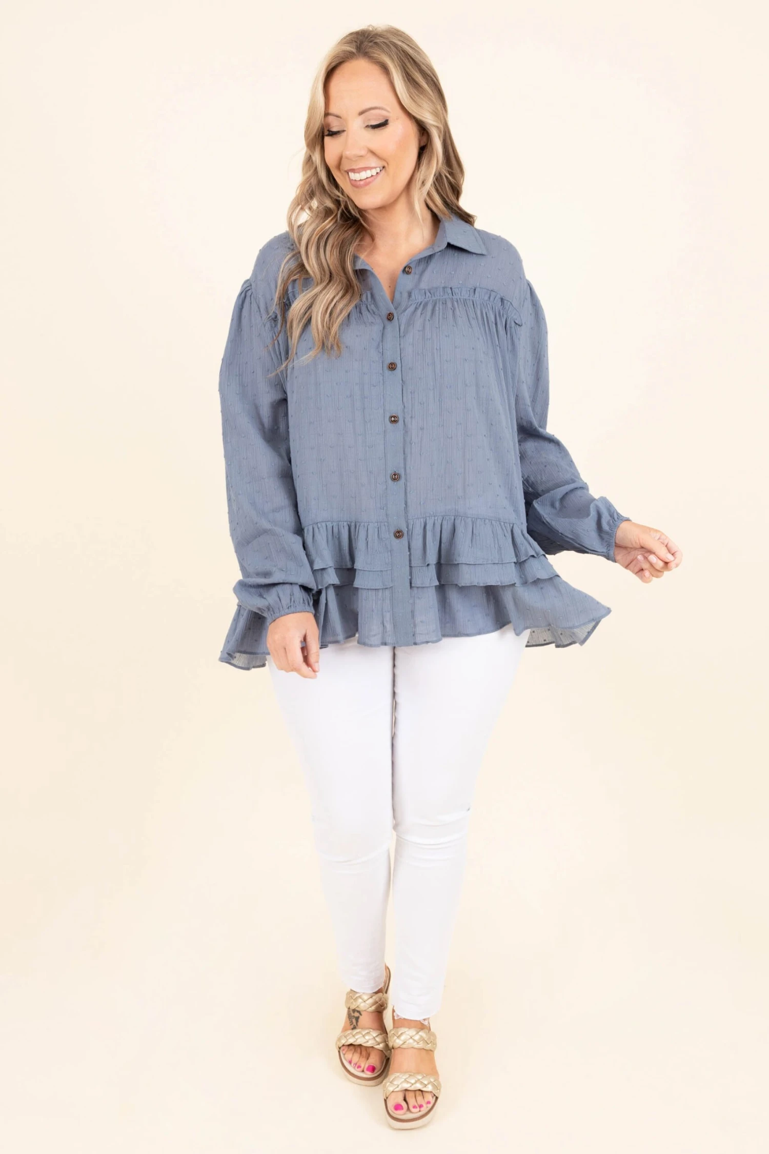 Filled With Memories Top, Blue 4 Filled With Memories Top, Blue - Image 2