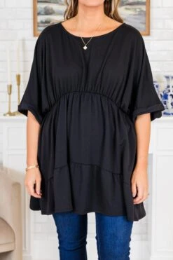 Find Balance Tunic, Black -Chic Soul Store FindBalanceTunic Black 2