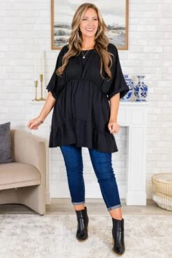 Find Balance Tunic, Black -Chic Soul Store FindBalanceTunic Black 6