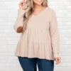 Find Your Inner Magic Top, Taupe 2 Find Your Inner Magic Top, Taupe -Chic Soul Store FindYourInnerMagicTop Taupe 9854