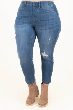 Finding New Adventures Jeggings, Dark Wash -Chic Soul Store FindingNewAdventuresJeggings DarkWash 0757