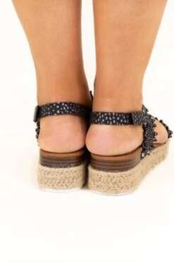 Fireflies Blinking Sandals, Black 12 Fireflies Blinking Sandals, Black -Chic Soul Store FirefliesBlinkingSandals Black 1