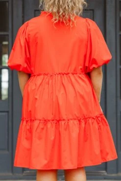 First Things First Dress, Bright Red -Chic Soul Store FirstThingsFirstDress BrightRed