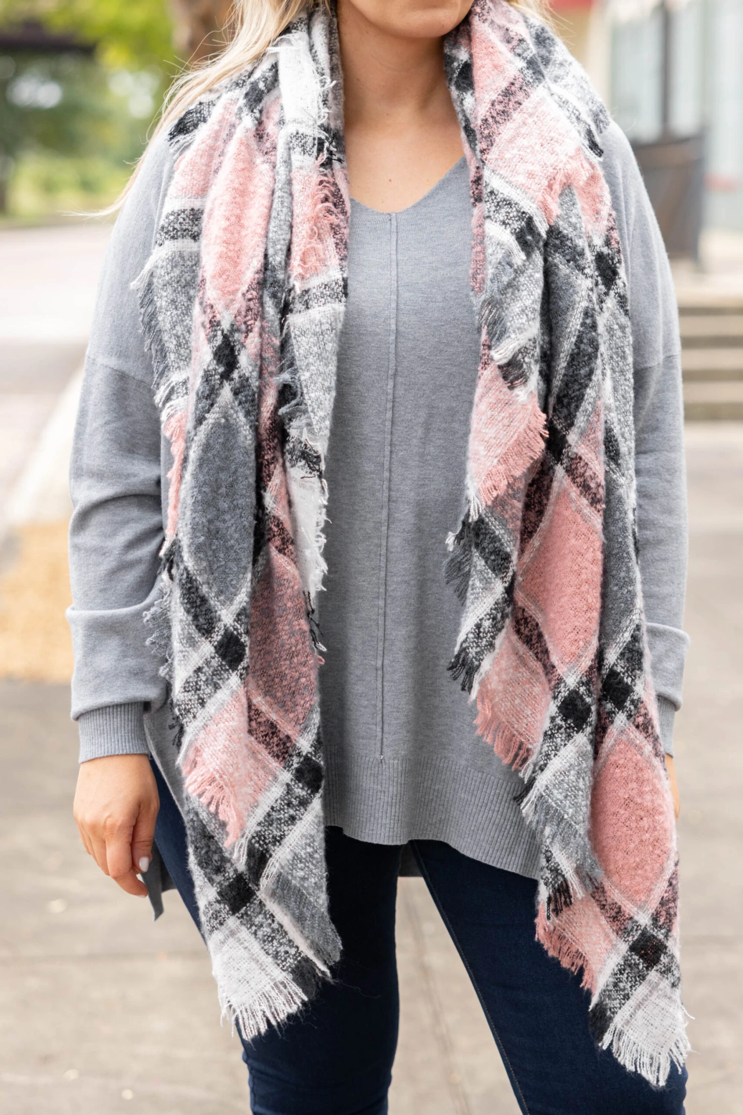 Flash A Smile Scarf, Pink 7 Flash A Smile Scarf, Pink - Image 5