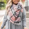 Flash A Smile Scarf, Pink 1 Flash A Smile Scarf, Pink -Chic Soul Store FlashASmileScarf Pink 4