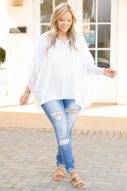 Flashback Friday Top, Ivory -Chic Soul Store FlashbackFridayTop Ivory 1204