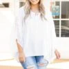 Flashback Friday Top, Ivory -Chic Soul Store FlashbackFridayTop Ivory 1205