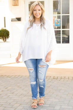Flashback Friday Top, Ivory -Chic Soul Store FlashbackFridayTop Ivory 1206