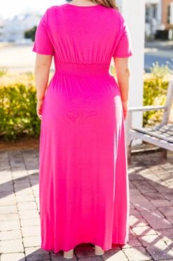Flawless Expectations Dress, Fuchsia -Chic Soul Store FlawlessExpectationsDress Fuchsia 2