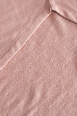 Curved Hem Slouchy Dolman Tunic, Blush Fleece 16 Curved Hem Slouchy Dolman Tunic, Blush Fleece -Chic Soul Store Fleece Lining