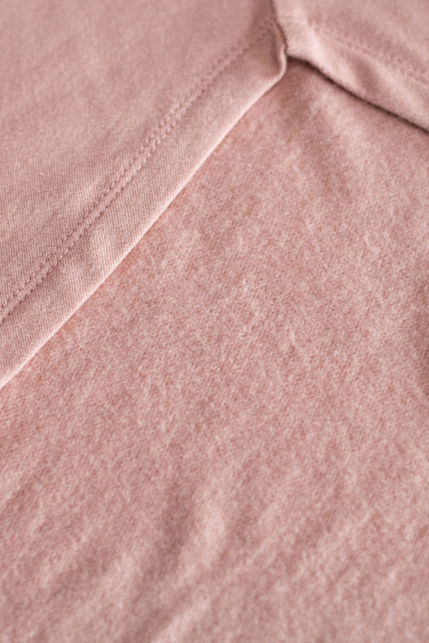 Curved Hem Slouchy Dolman Tunic, Blush Fleece 9 Curved Hem Slouchy Dolman Tunic, Blush Fleece - Image 7