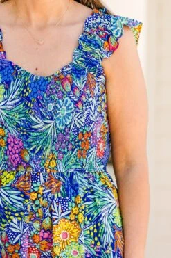 Flirty Touch Jumpsuit, Navy -Chic Soul Store FlirtyTouchJumpsuit Navy 4