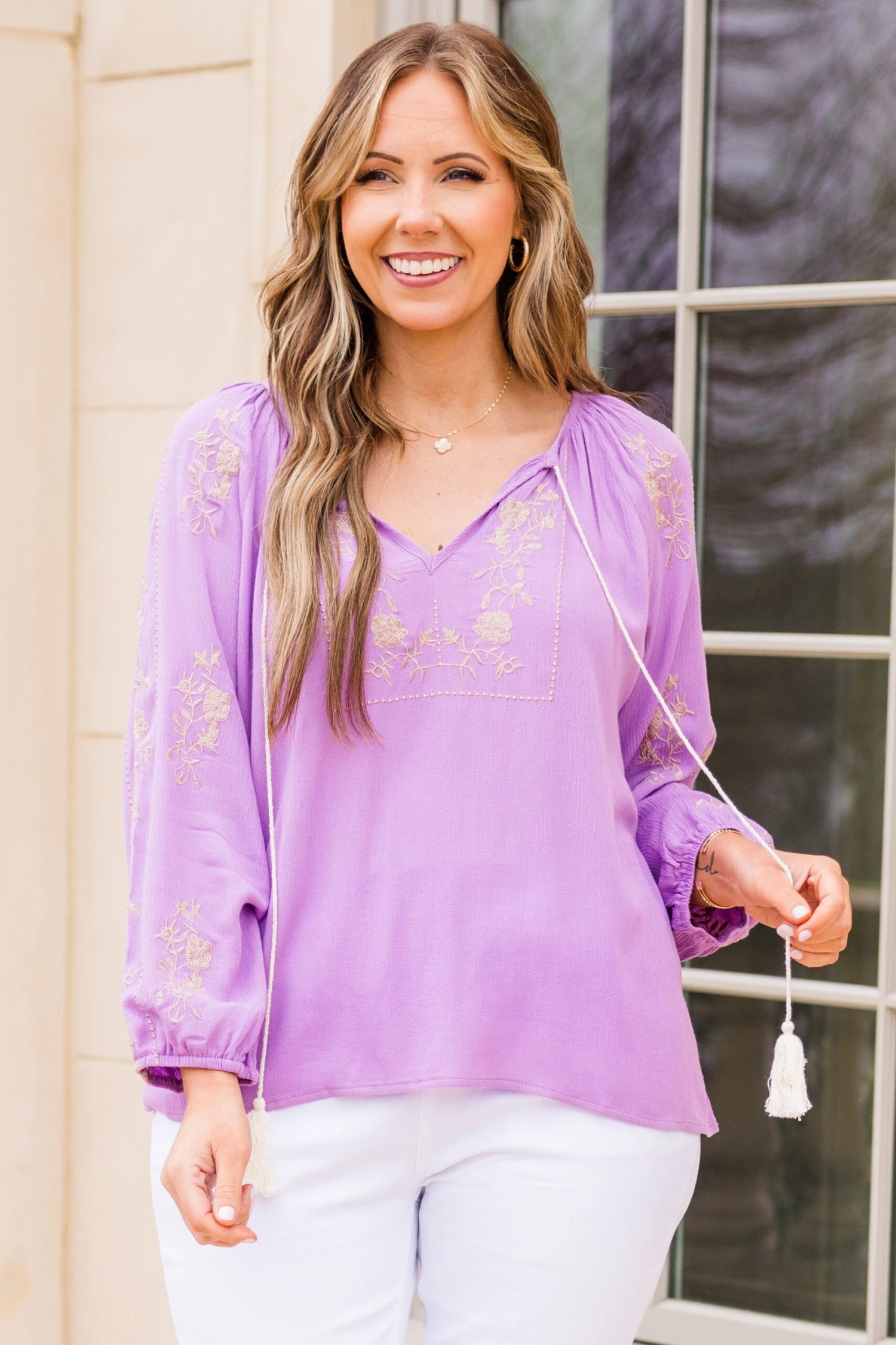 Float Away With Me Top, Lavender 4 Float Away With Me Top, Lavender - Image 2