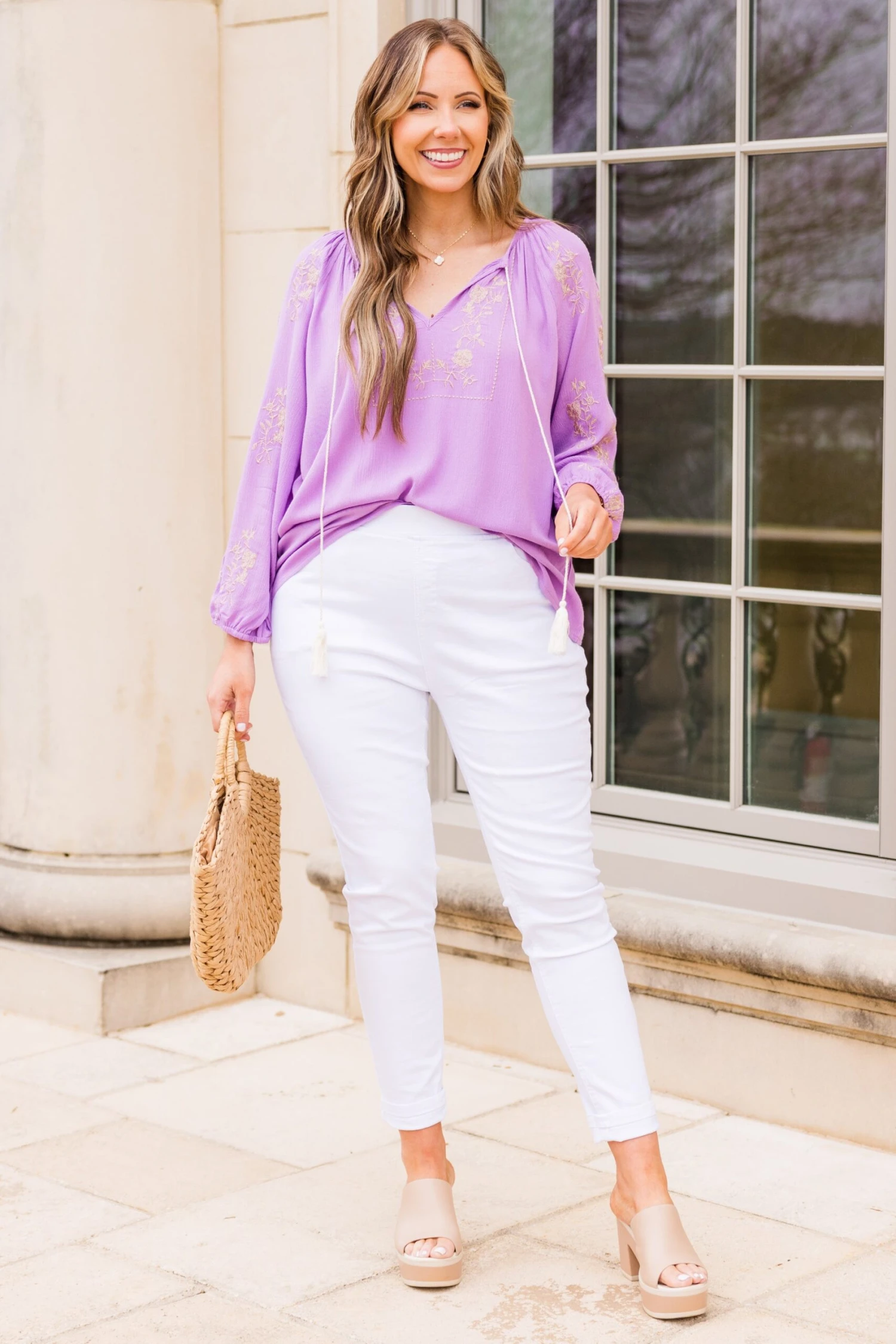 Float Away With Me Top, Lavender 5 Float Away With Me Top, Lavender - Image 3