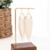 Floating Along Earrings, Ivory -Chic Soul Store FloatingAlongEarrings Ivory 9337