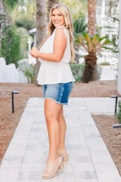 Floating On By Shorts, Dark Wash 12 Floating On By Shorts, Dark Wash -Chic Soul Store FloatingOnByShorts DarkWash 3