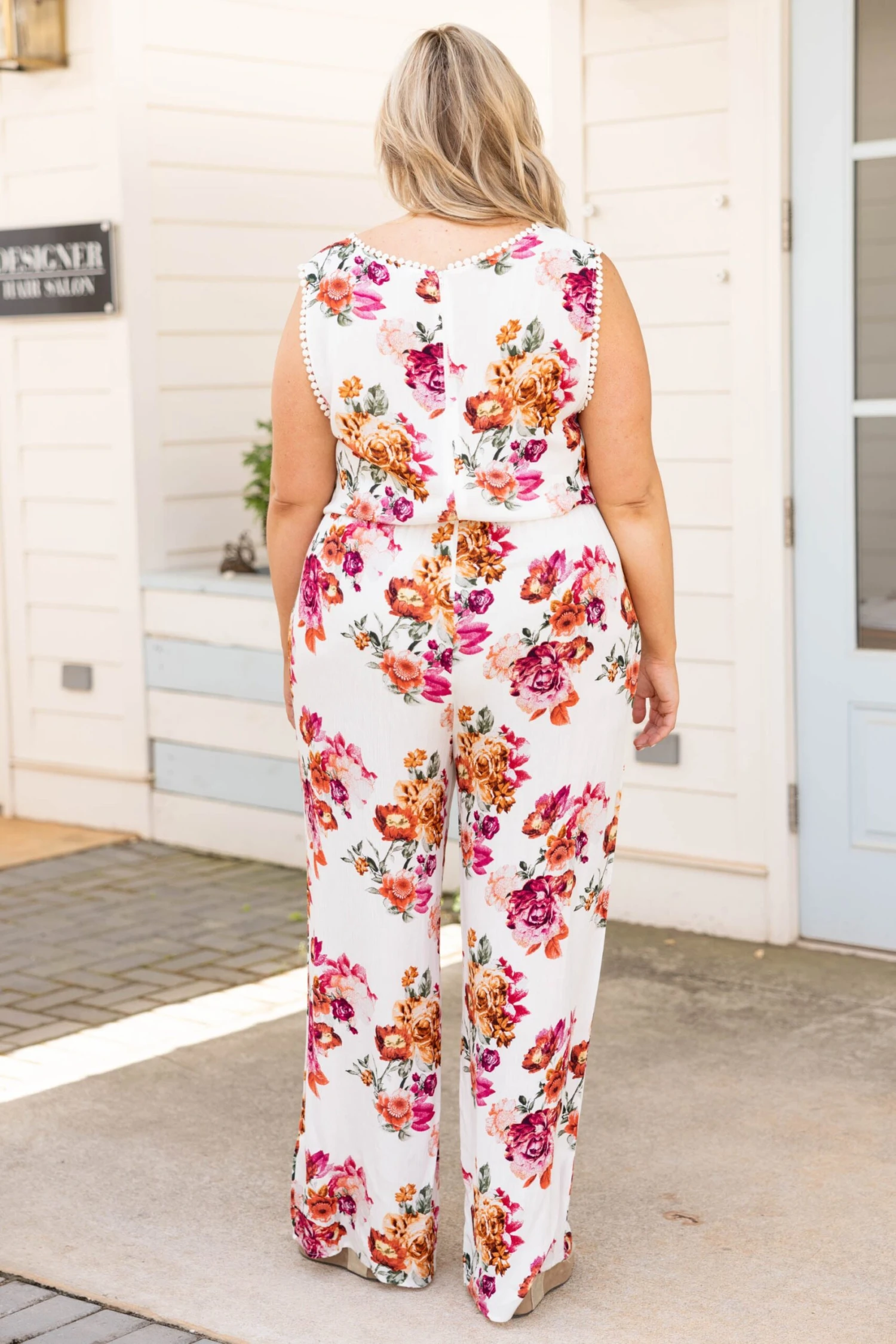 Flourishing Frenzy Jumpsuit, Ivory 7 Flourishing Frenzy Jumpsuit, Ivory - Image 5