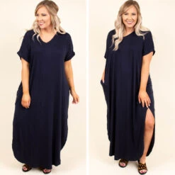 Flow With It Maxi, Navy 11 Flow With It Maxi, Navy -Chic Soul Store Flow With It Maxi Navy
