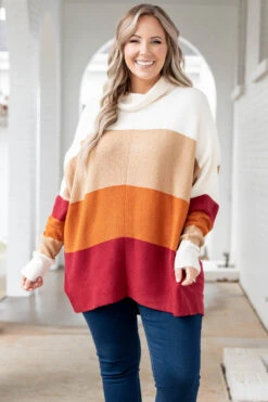 Fly Above The Rest Sweater, Crimson
