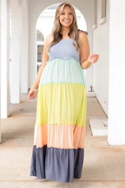 Fly Away Dress, Blue Ink -Chic Soul Store FlyAwayDress BlueInk 1972