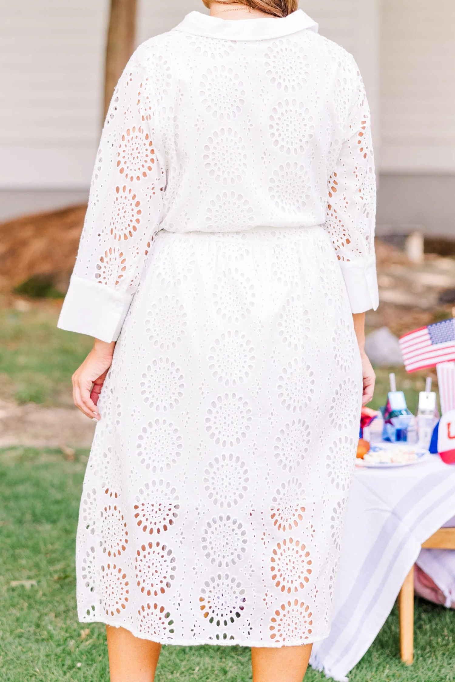 Fly By Me Dress, White 9 Fly By Me Dress, White - Image 7