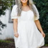 Follow Me Around Dress, Ivory -Chic Soul Store FollowMeAroundDress Ivory 3