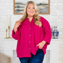 Fond Reflections Top, Pink