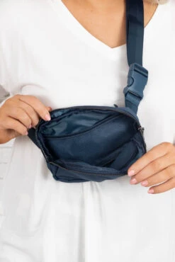 For The Go Fanny Pack, Teal -Chic Soul Store ForTheGoFannyPack Teal 2