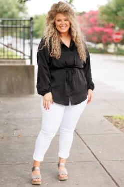 For The Weekend Blouse, Black 10 For The Weekend Blouse, Black -Chic Soul Store ForTheWeekendBlouse Black 4