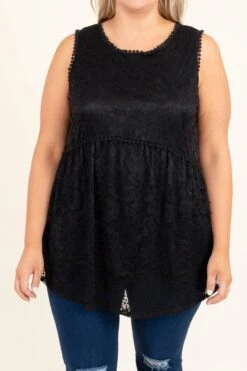 For What It's Worth Top, Black -Chic Soul Store ForWhatIt sWorthTop Black 5061